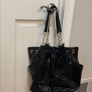 Diane von Furstenberg Suede & Leather Cinch Tote